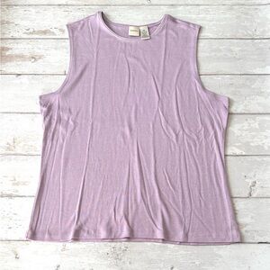 Merona XXL Women’s Lavender Purple Tank Top Sleeveless Shirt 2XL XX Large